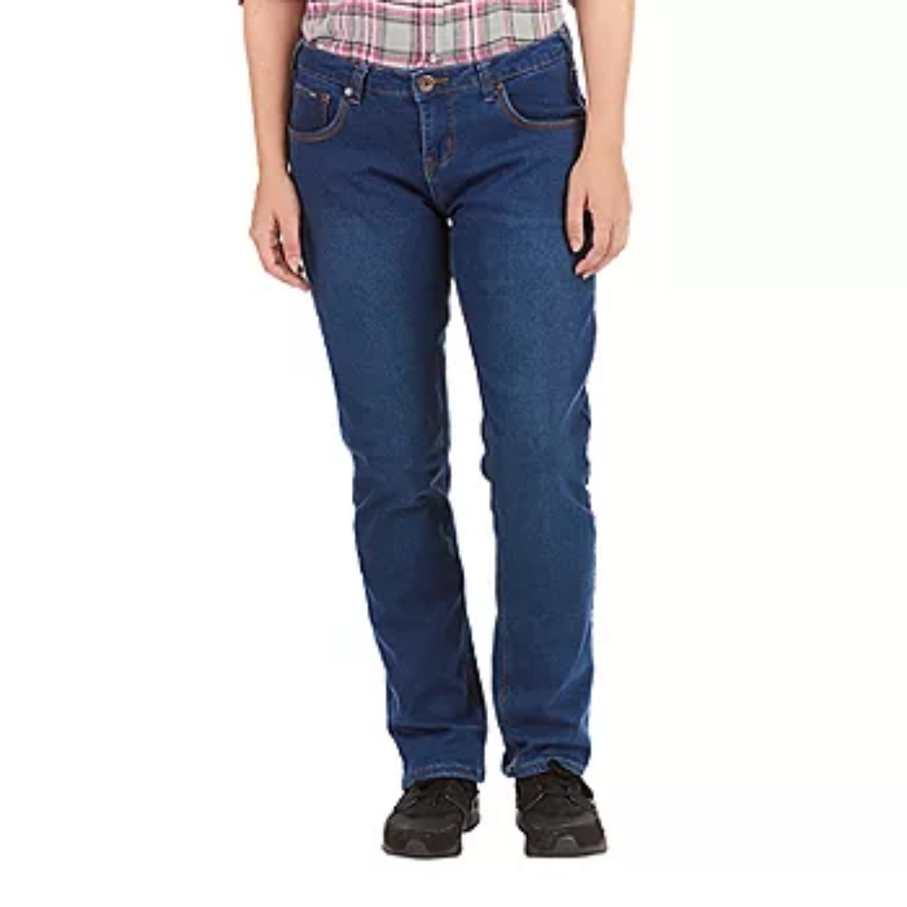 Smith's American Relaxed Fit Flannel Lined Straight Leg Jeans